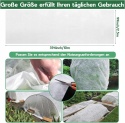 Agrowłóknina kaptury ochronne biały 2 x 5 cm 35 g/m²