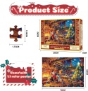 Kalendarz Adwentowy Puzzle Świąteczne Boże Narodzenie 1008 Elementów 24 Dni
