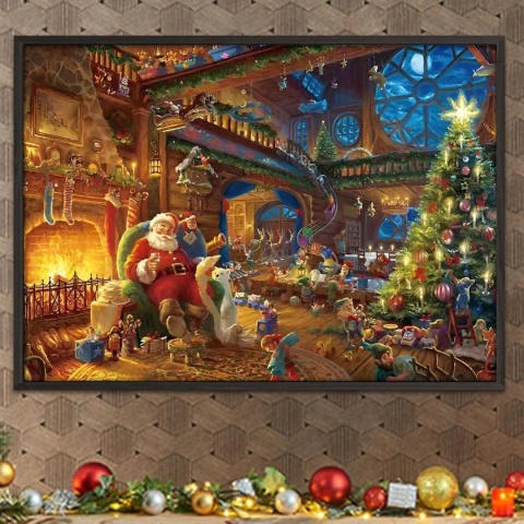 Kalendarz Adwentowy Puzzle Świąteczne Boże Narodzenie 1008 Elementów 24 Dni