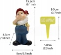 Krasnal ogrodowy figurka żywiczna gnom skrzat 15,5cm