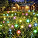 Lampy solarne zewnętrzne LED wodoodporne dekoracyjne Zestaw 2 szt