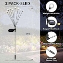 Lampy solarne zewnętrzne LED wodoodporne dekoracyjne Zestaw 2 szt