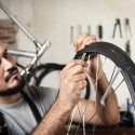 Łyżki do ściągania opon rowerowych metalowe + łatki zestaw 9szt