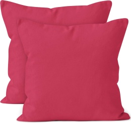 Poszewki na poduszki Dekoracyjne Bawełna 60x60cm Zestaw 2szt Różowy