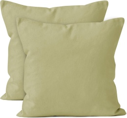 Poszewki na poduszki bawełniane Dekoracyjne 60x60cm na zamek Zielone 2szt