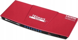 Przełącznik KVM switch 4K Ultra HD 60Hz 1x8 HDMI EDID HDR 10
