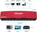 Przełącznik KVM switch 4K Ultra HD 60Hz 1x8 HDMI EDID HDR 10