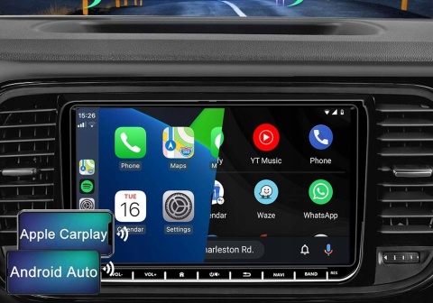 Radio Android 13 do VW Golf 5/6 Passat Polo 9″ bezprzewodowe CarPlay