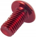 Śruby tarczy hamulcowej roweru M5x10mm Kolor czerwony Zestaw 12szt