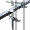 Stojak na parasol ogrodowy przenośny do balustrad stołów 0-20 cm