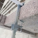 Stojak na parasol ogrodowy przenośny do balustrad stołów 0-20 cm