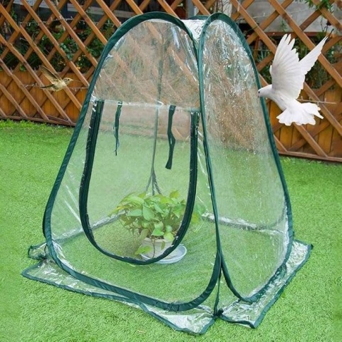 Szklarnia rozkładana mini Namiot do ochrony roślin 70x70x80 cm