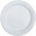 Talerze papierowe jednorazowe ekologiczne biodegradowalne 18cm 100szt