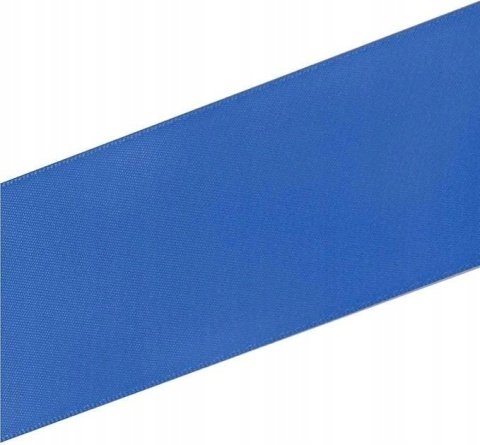 Taśma satynowa 9 m x 50 cm niebieski