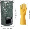 Torba Worek kompostowy do przechowywania odpadów organicznych 2szt 35x60cm