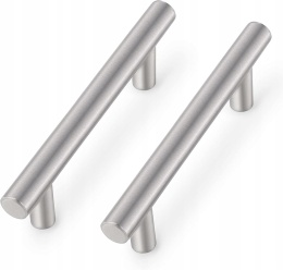Uchwyt meblowy do szuflad szafek ze stali srebrny reling 150mm 30 sztuk