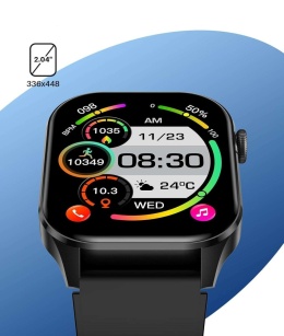 Zegarek sportowy Smartwatch Bluetooth Android iOS amoled IP67 2,04 cala