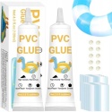 Zestaw naprawczy łatki do naprawy basenu pontonu 2szt Klej PVC 120ml