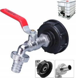 Adapter Zawór zbiornika IBC spustowy 1/2
