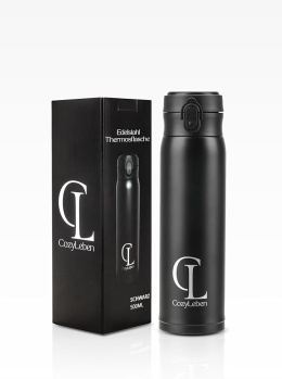 Bidon CozyLeben 500 ml czarny