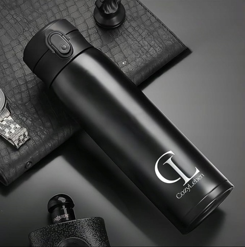 Bidon CozyLeben 500 ml czarny