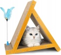 Drapak dla kota 3 dwustronne strony 44x24 cm Zabawki z patyczkami