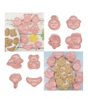 Foremki do ciastek 3D na walentynki plastikowe zestaw 8 szt dla zakochanych