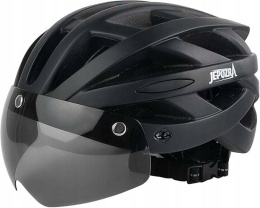 Kask rowerowy z wyjmowaną podszewką i daszkiem Uniwersalny regulowany
