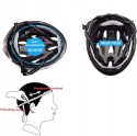 Kask rowerowy z wyjmowaną podszewką i daszkiem Uniwersalny regulowany