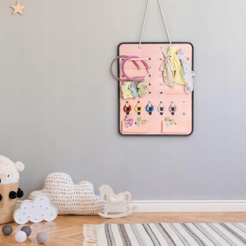 Organizer na spinki gumki opaski do włosów 40x50cm