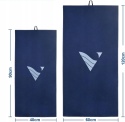 Ręcznik z mikrofibry Sportowy Zestaw 2 szt 120x60 i 90x40cm Kolor granatowy