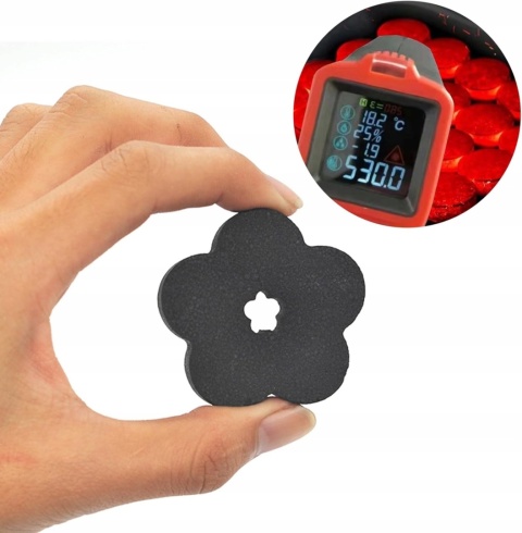 Węgiel drzewny w tabletkach do kadzideł shishy 50 mm 20 szt + folia 50szt
