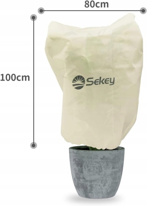 Agrotkanina kaptury ochronne biały 80 x 100 cm 50 g/m²