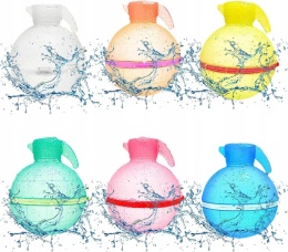 Bomby Balony Wodne Zabawki Wielokrotnego Użytku Zestaw 6 Sztuk