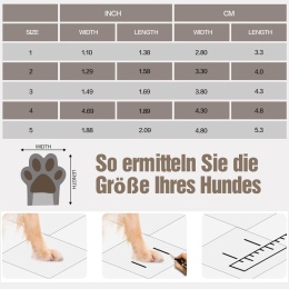 Buty dla psa Wodoodporne Antypoślizgowe Rozmiar 3 Kolor Czarny 4 szt