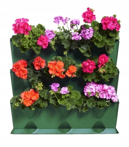 Doniczka tworzywo sztuczne zielony Minigarden 19 cm x 64,6 x 57 cm