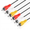 Kabel audio-wideo TNP 3 RCA AV 7,5m 3 przewody