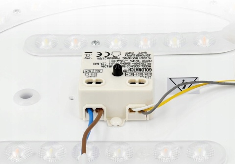 Lampa sufitowa LED 22 W Okrągła Ø 40 cm z pilotem Kolor ciemnoszary