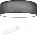 Lampa sufitowa LED 22 W Okrągła Ø 40 cm z pilotem Kolor ciemnoszary