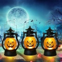 Lampiony na Halloween dekoracja świecąca na baterie wzór dyni 3 sztuki