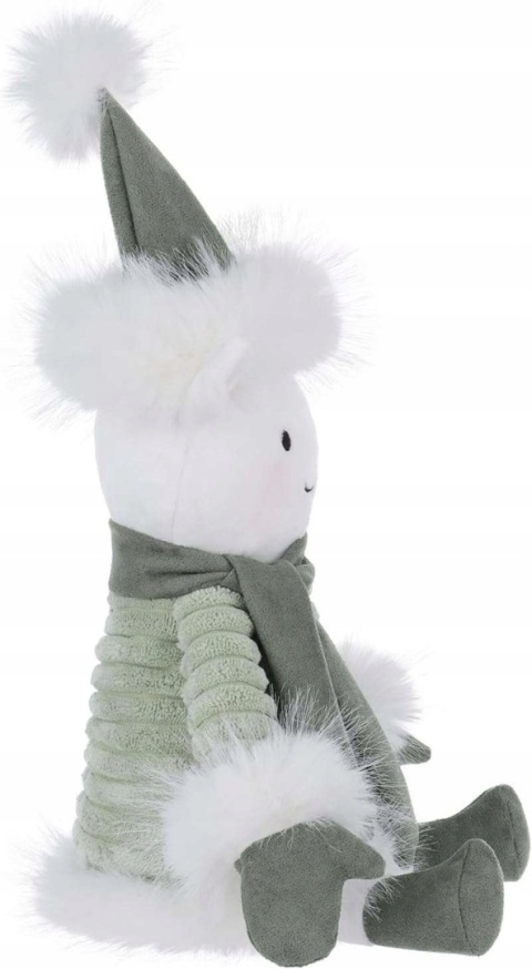 Maskotka pluszak zabawka świąteczna na Boże Narodzenie biały elf 23cm