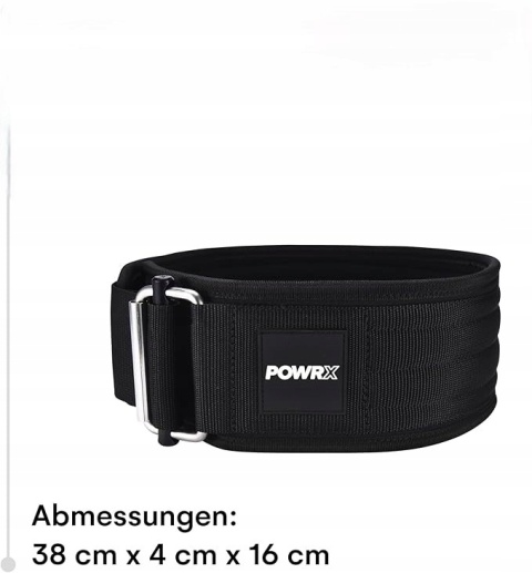PAS DO PODNOSZENIA CIĘŹARÓW REGULOWANY FITNESS SAMOBLOKUJĄCY SIĘ DO ĆWICZEŃ
