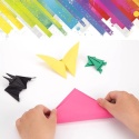Papier Origami 15×15 cm - 250 Arkuszy | 25 Kolorów | Dwustronny