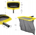 Podbierak do basenu jacuzzi bez uchwytu siatka głęboka solidna 35 cm