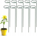 Podpora Podpórka Obręcz do roślin kwiatów Duża Metalowa 40cm 10szt