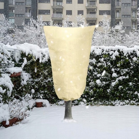 Pokrowiec kaptur do roślin na zimę z zamkiem ochrona roślin 120x180