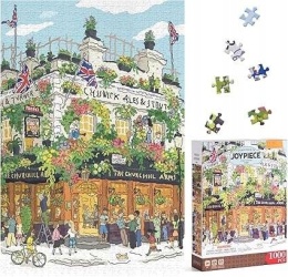 Puzzle tradycyjne klasyczne wymagające 1000 elementów motyw Pub w Londynie