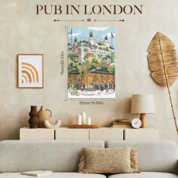 Puzzle tradycyjne klasyczne wymagające 1000 elementów motyw Pub w Londynie