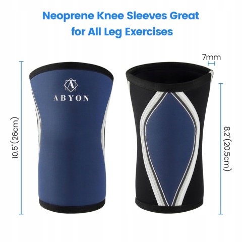 Stabilizator sportowy opaska elastyczna neoprenowa na kolano 1 para S