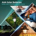 Akumulatory AAA 300mAh 1,2V NiMH do lamp solarnych 12 szt